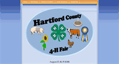Desktop Screenshot of hartfordcounty4hfair.org